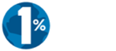 1 Percent logo