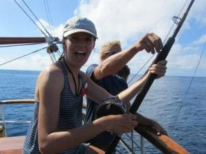 Sail Across the Atlantic Ocean – Join Transatlantic Voyages Tori Howse Fishing