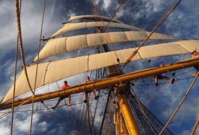 Sail Around he World As Crew on a Square Rigger
