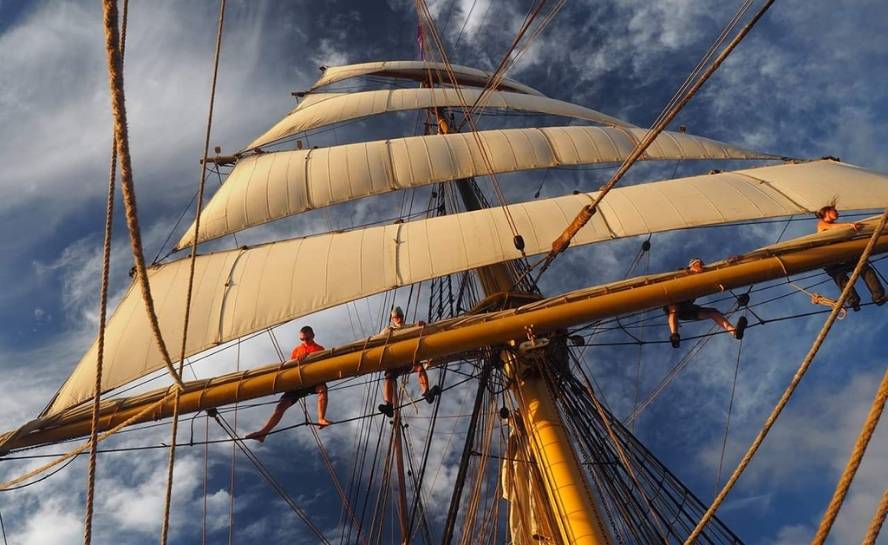 Sail Around he World As Crew on a Square Rigger