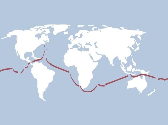World Voyage Map