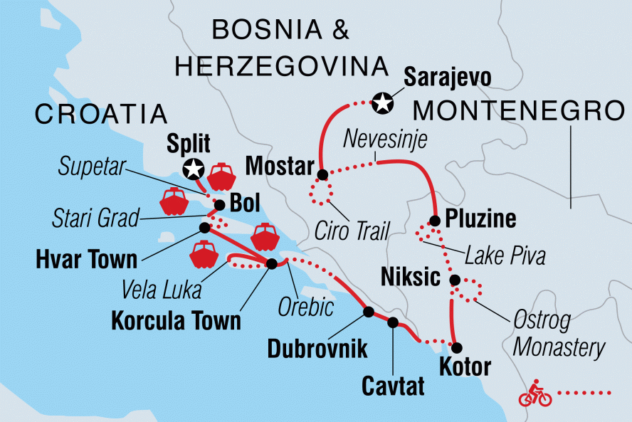 Cycle Croatia & the Balkans