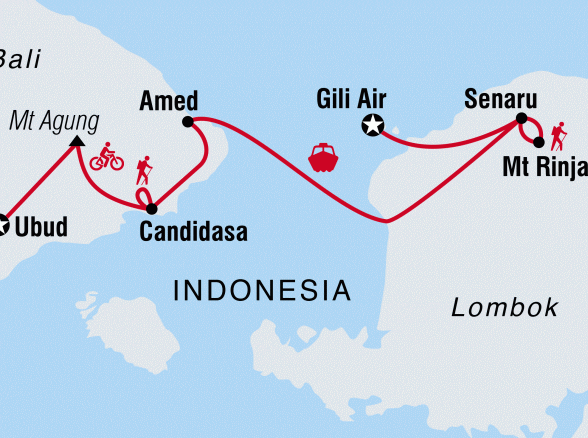 Bali & Lombok: Hike, Bike & Raft