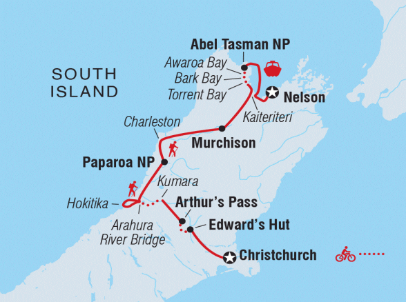 Hike Abel Tasman & West Coast Rainforests