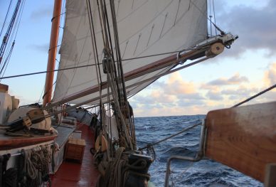 sailing a yacht across the atlantic