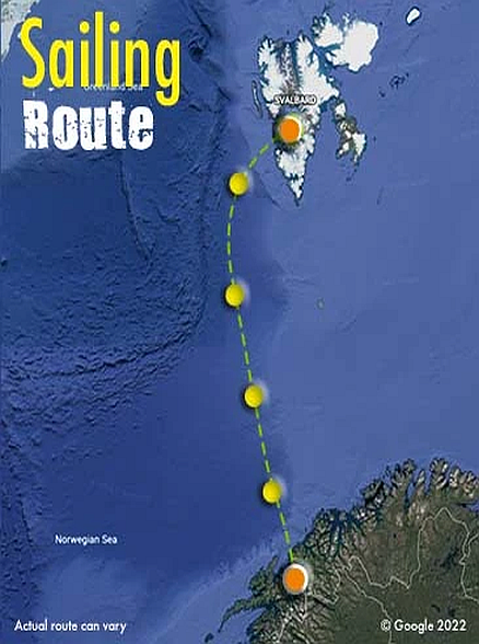 Arctic-Norway-Svalbard-Route-map
