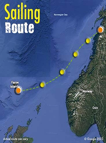 Faroes-to-Norway-sailing-route