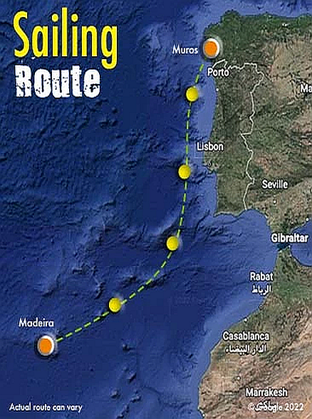 Spain-Madeira-Route-Map