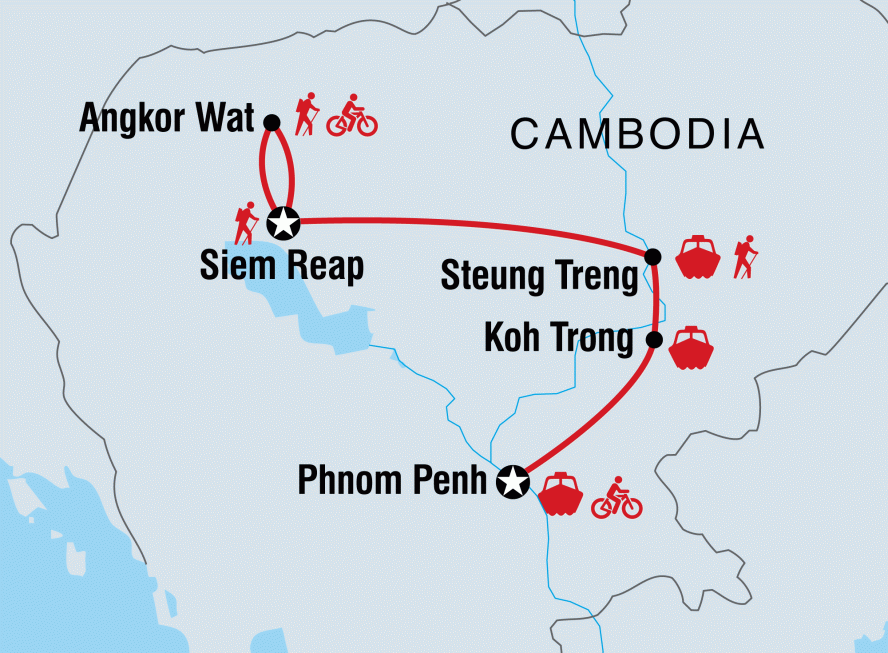 Cambodia: Hike, Bike & Kayak