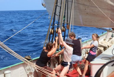 transatlantic catamaran sailing