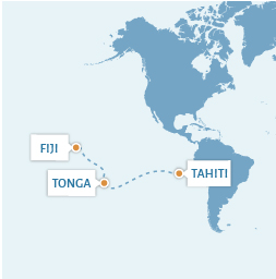 Tahiti – Tonga – Fiji